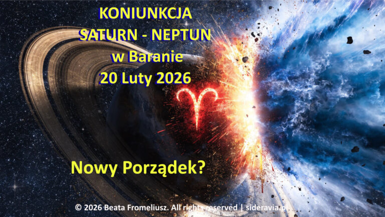 Koniunkcja Saturna i Neptuna w Baranie – 20 lutego 2026 – Rytmy Kosmosu